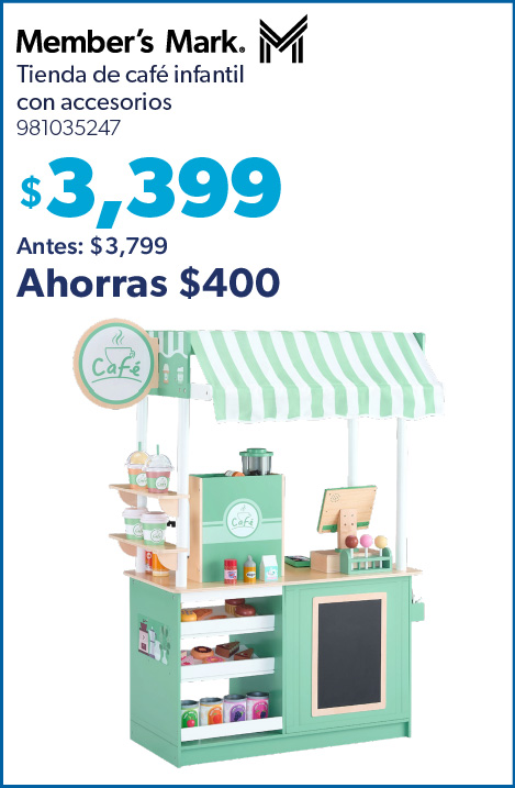 Tienda de cafe infantil