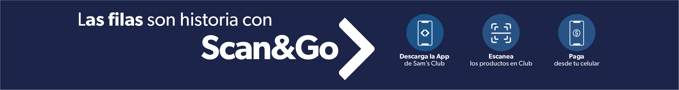 Las filas son historia con Scan & Go