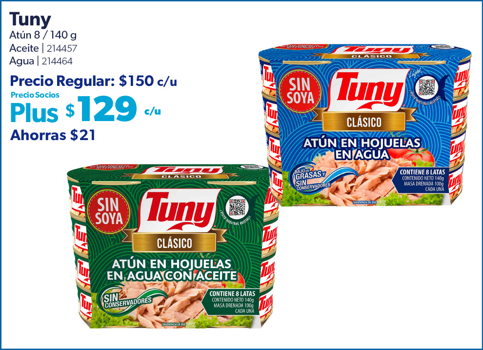 Atun aceite  agua