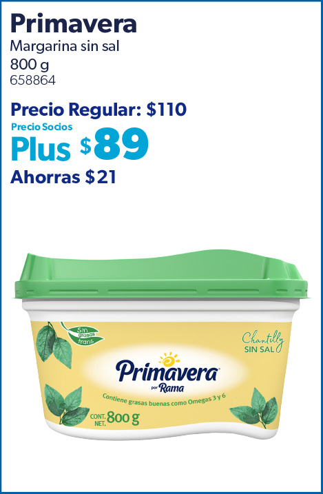 Margarina sin sal