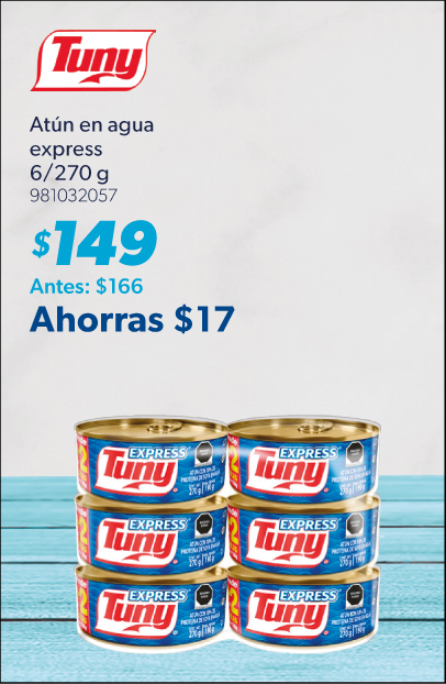 Atun en agua express