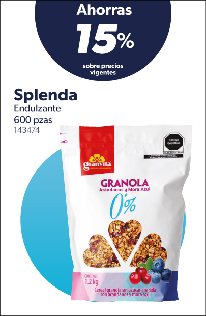 Cereal  granola sin azucar