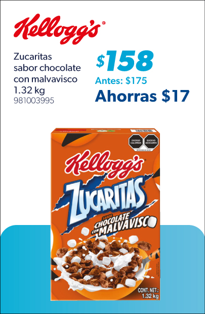 Zucaritas sabor chocolate con malvavisco
