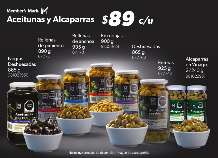 Aceitunas y alcaparras