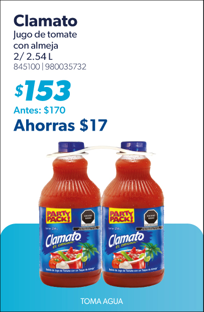 Jugo de tomate con almeja