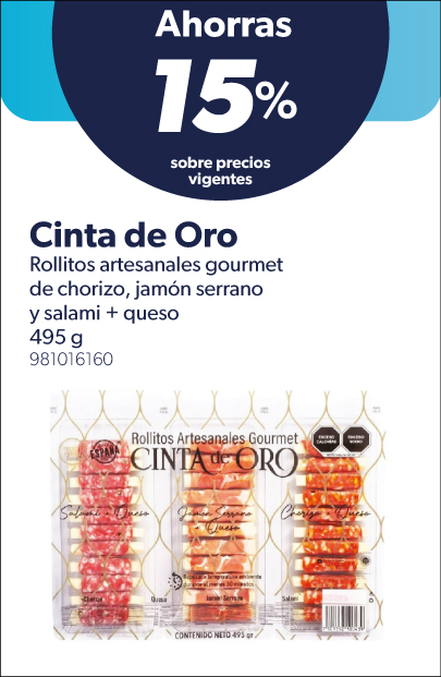 Rollitos de chorizo  jamon serrano y salami