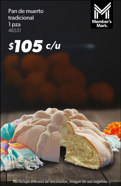Pan de muerto tradicional