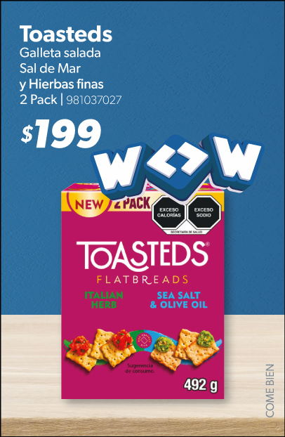 Galleta salada sal de mar y hierbas finas