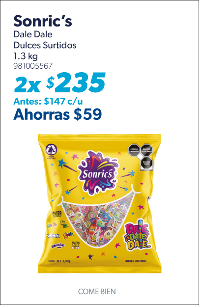 Dulces surtidos dale dale