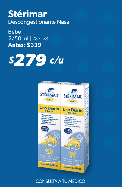 Descongestionante nasal bebe