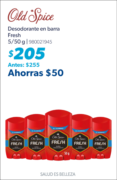 Desodorante en barra fresh