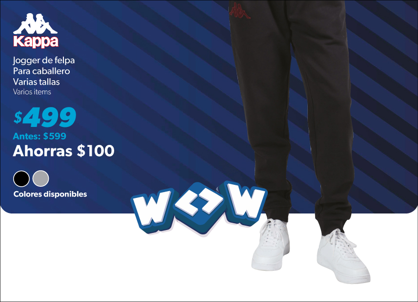 Jogger de felpa para caballero