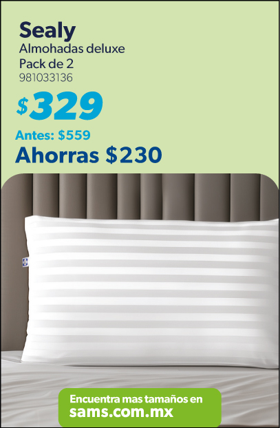 Almohadas deluxe pack de 2