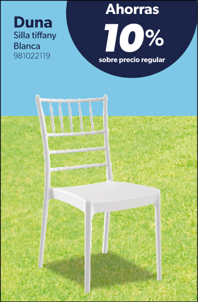 Silla tiffany blanca