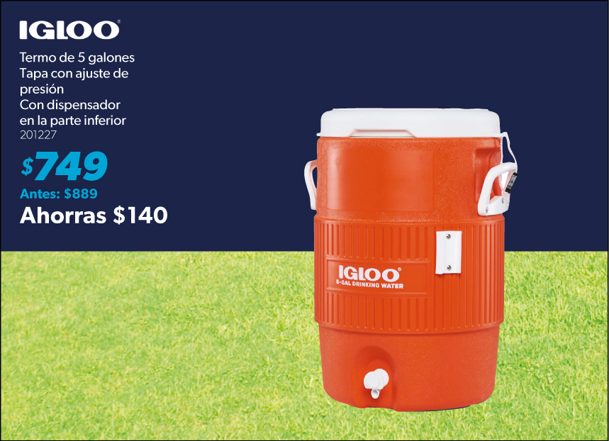 Termo de 5 galones