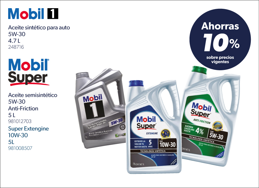 Aceite sintetico para auto