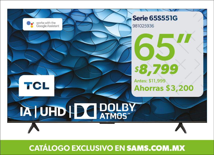 Pantalla 65 pulgadas