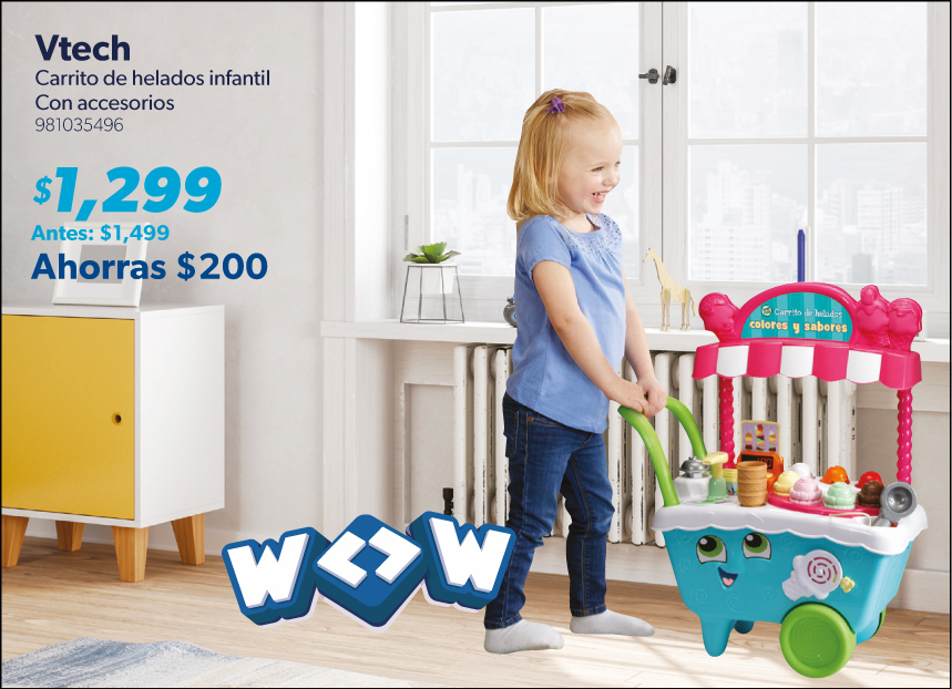 Carrito de helados infantil