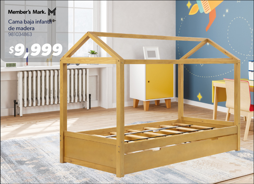 Cama infantil de madera