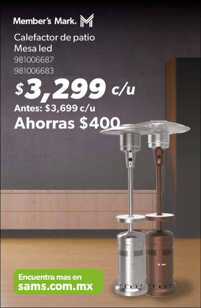 Calefactor de patio mesa led