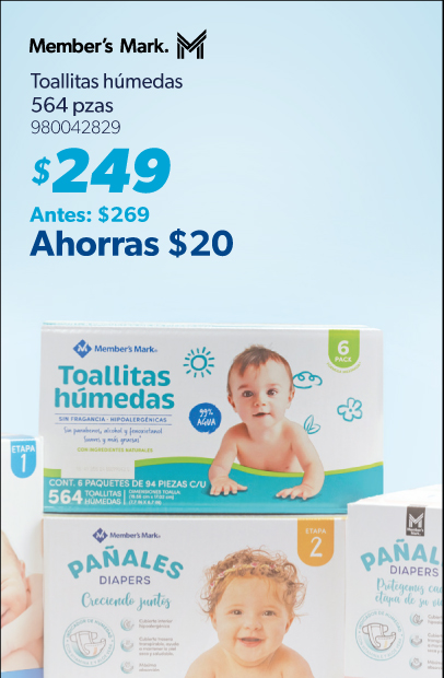 Toallitas humedas para bebe