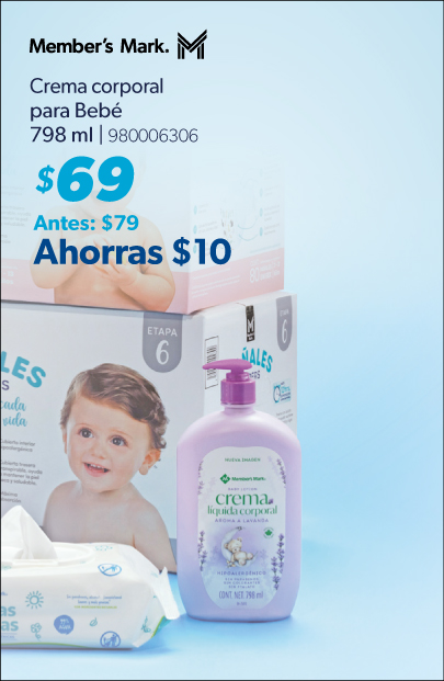 Crema corporal para bebe