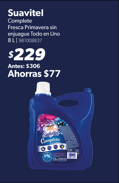 Suavizante de telas sin enjuague