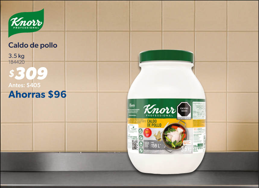 Caldo de pollo 3 kg