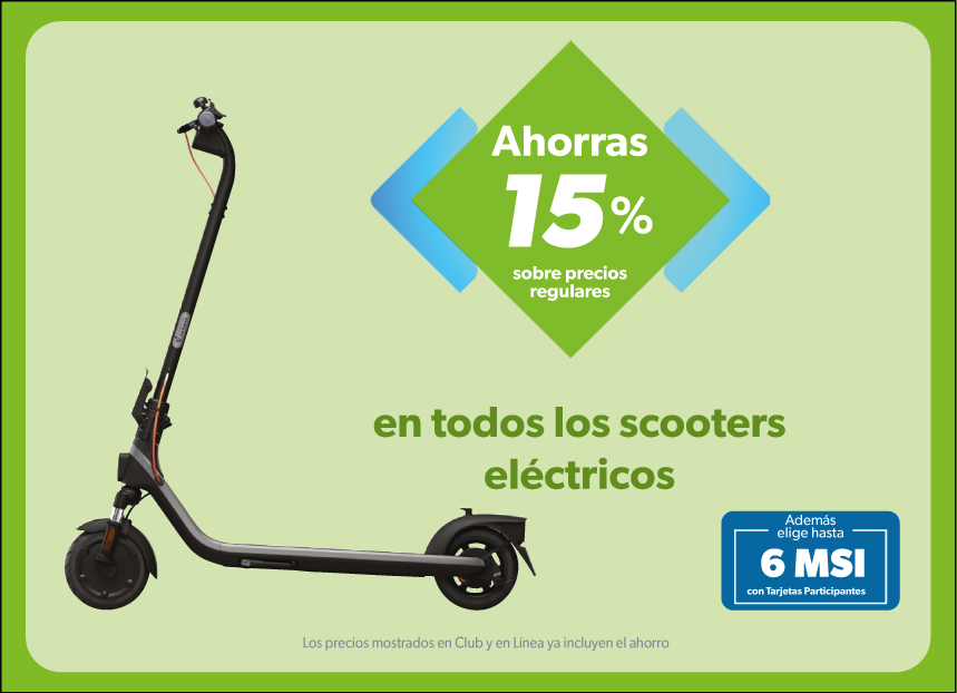 En todos los scooters electricos