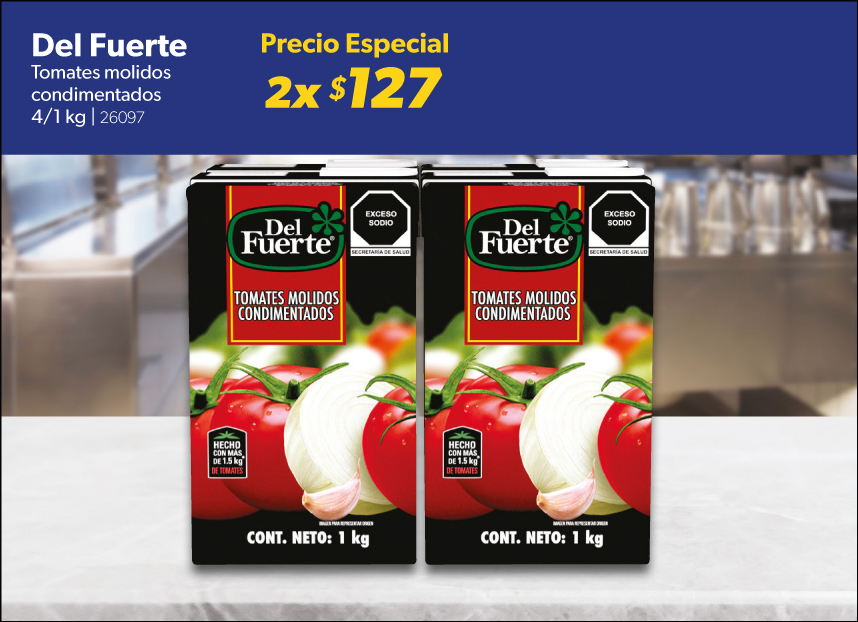 Tomates molidos condimentados