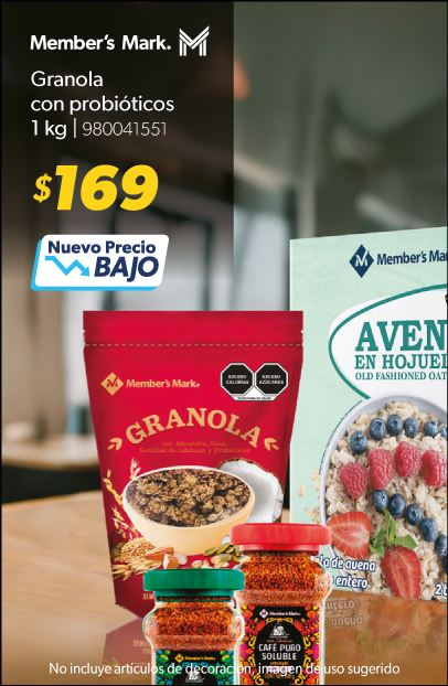 Granola con probioticos