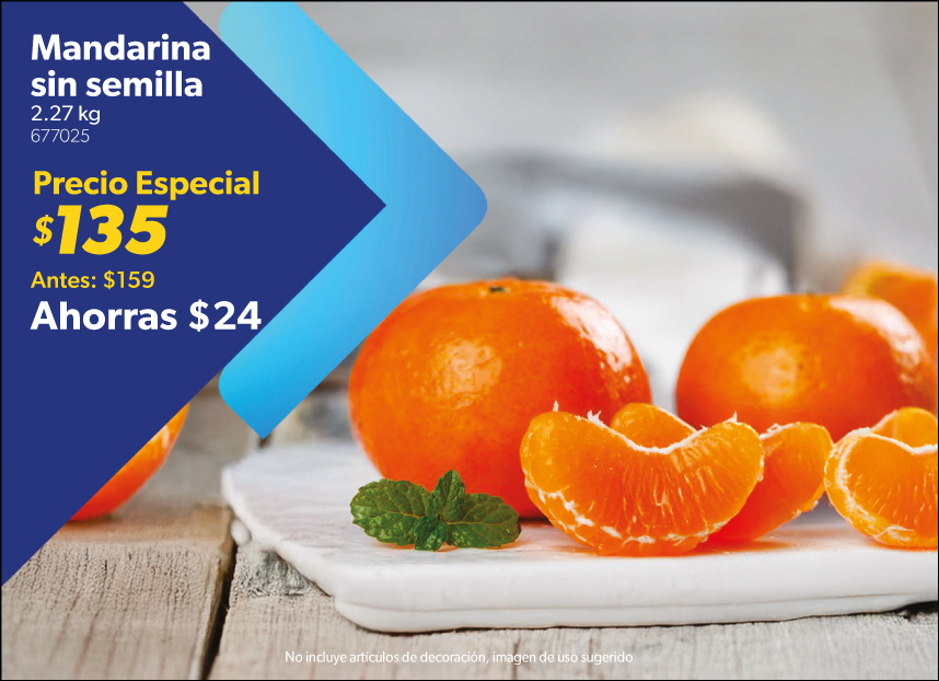 Mandarina sin semilla