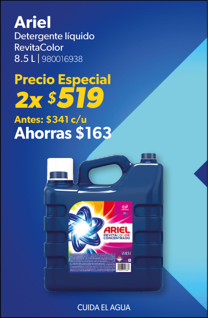 Detergente liquido revitacolor