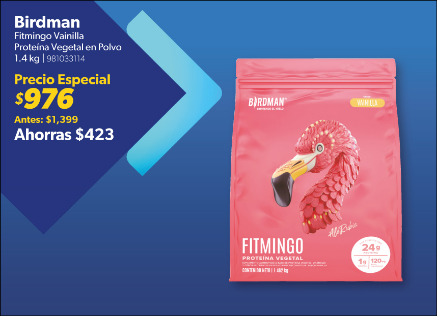 Proteina vegetal en polvo