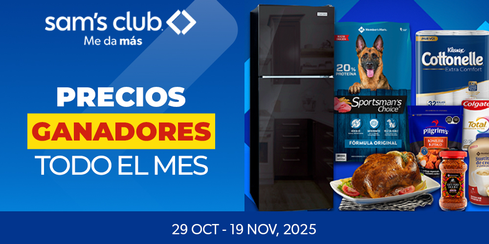 Sams Club me da precios ganadores todo el mes 