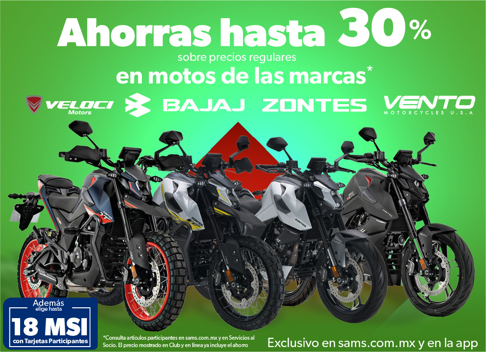 En motos seleccionadas