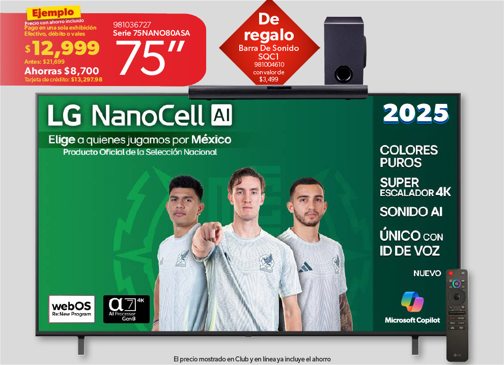 Pantalla 75 pulgadas