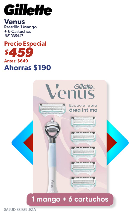 Rastrillo y cartuchos