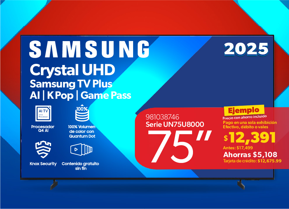 Pantalla 75 pulgadas