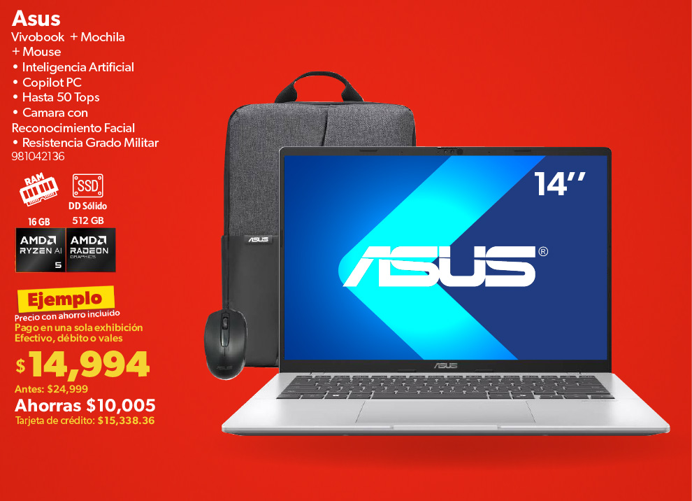 Vivobook mochila mouse