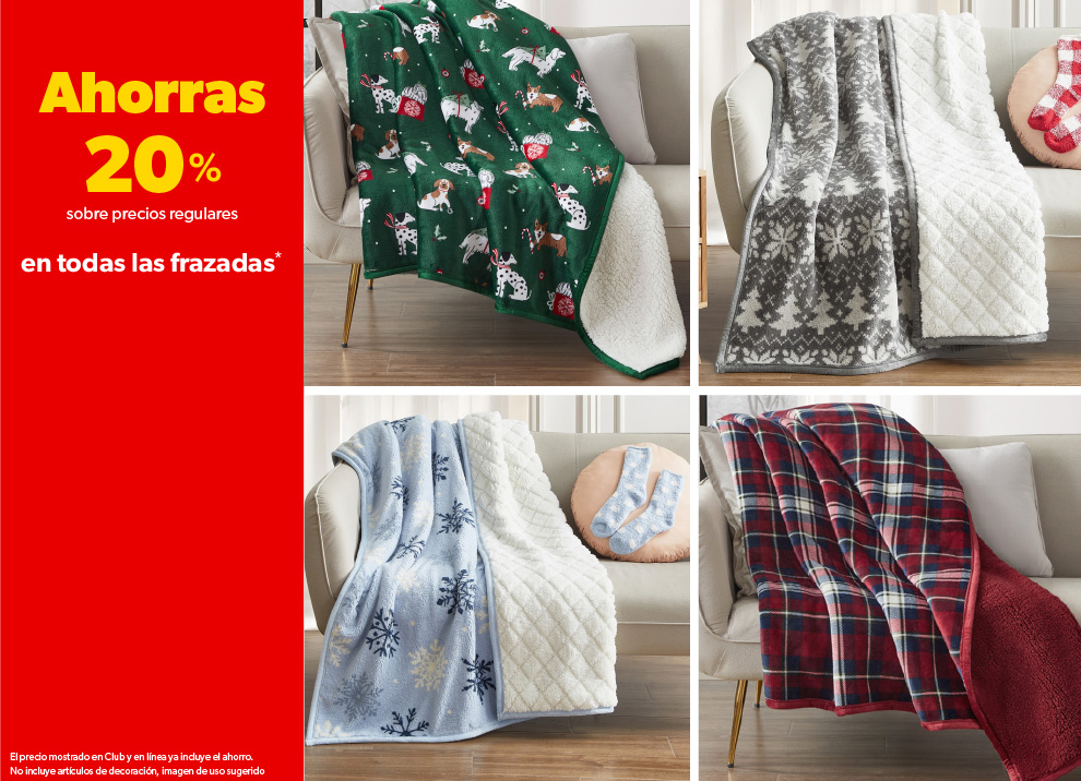 En todas las frazadas