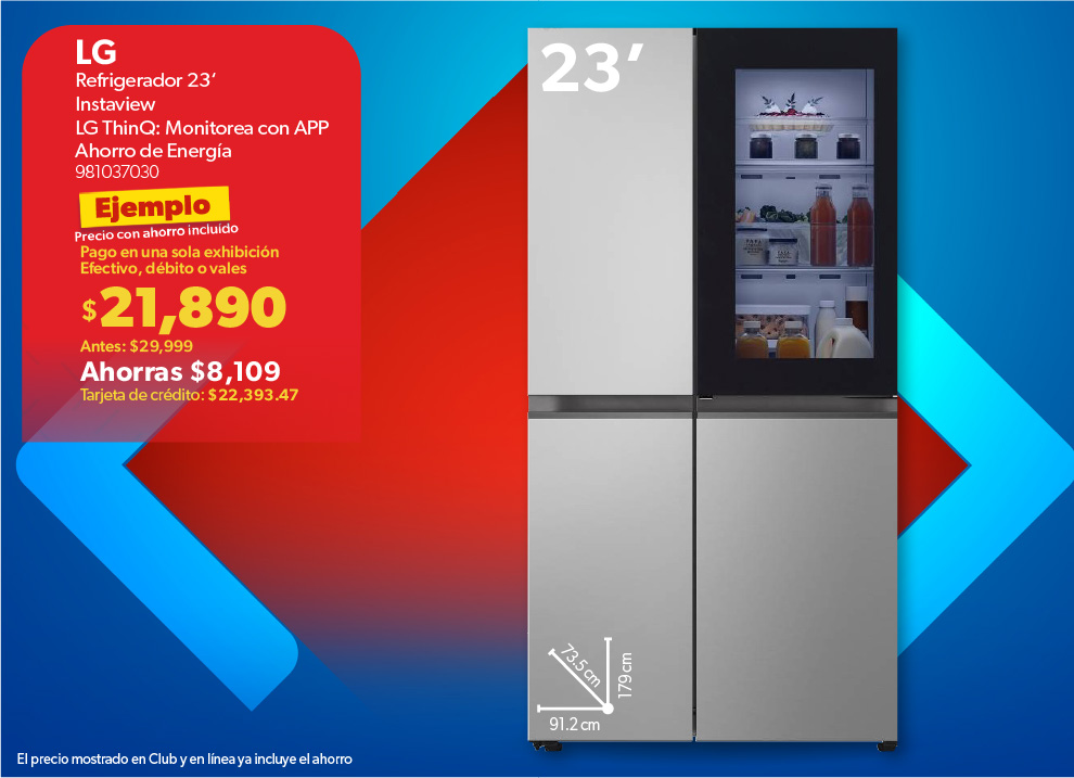 Refrigerador 23 pies