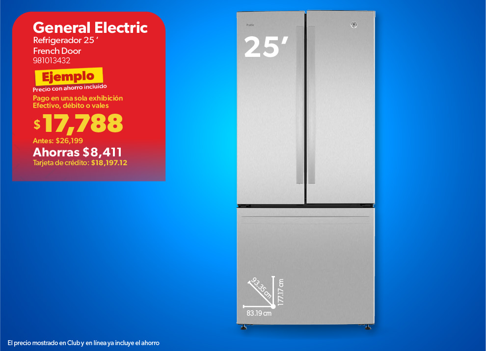 Refrigerador 25 pies