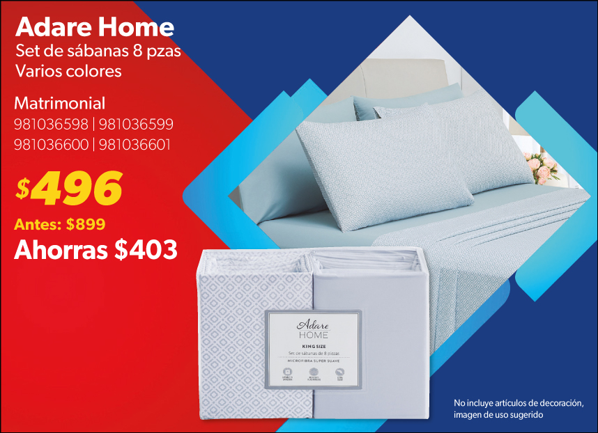 Set de sabanas matrimonial