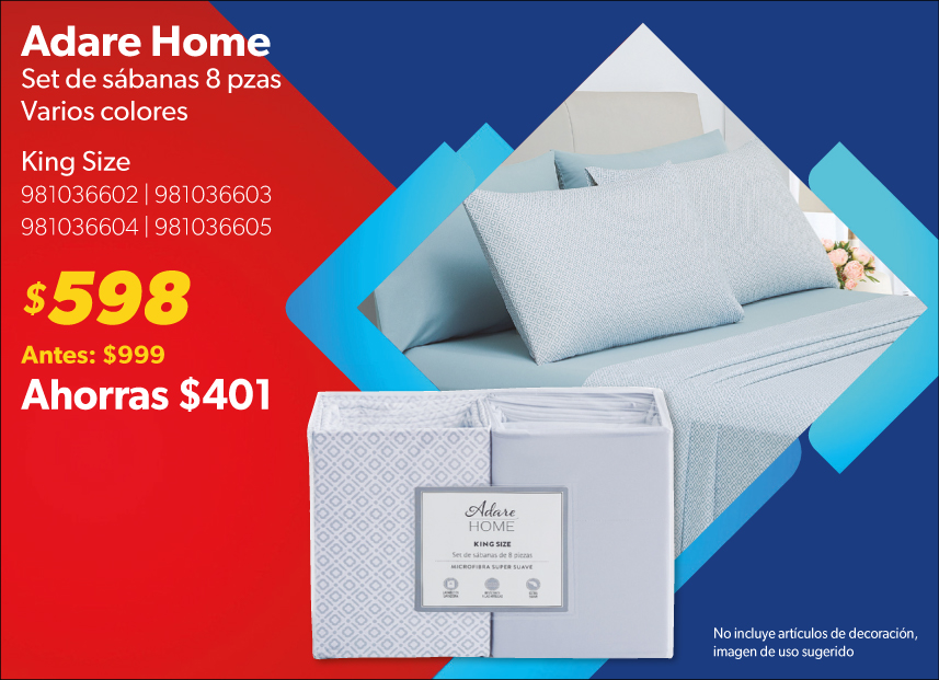 Set de sabanas king size