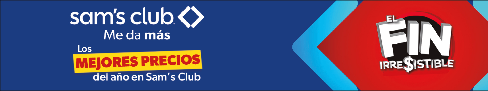 Los mejores precios del ano en Sams Club Fin Irresistible