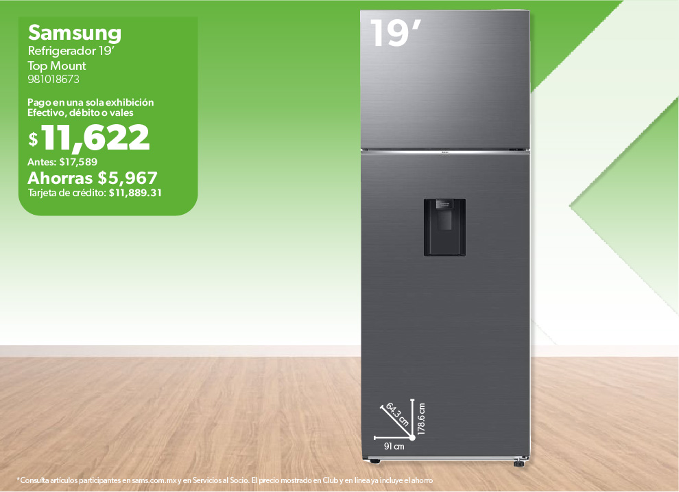 Refrigerador 19 pies