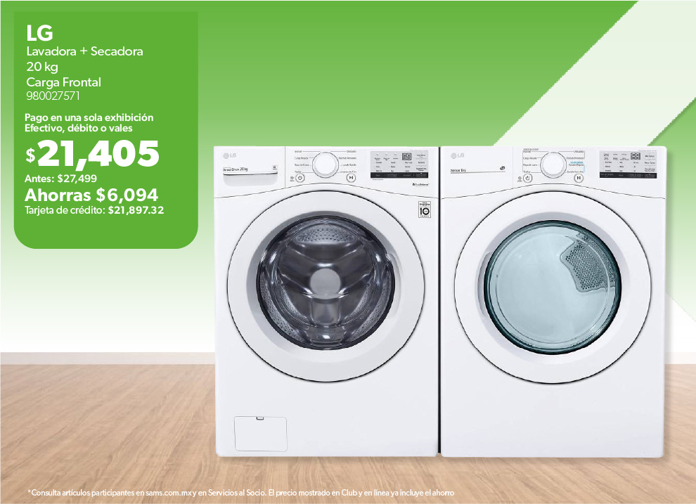 Lavadora secadora 20 kg