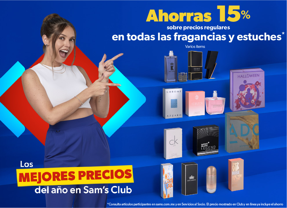 En todas las fragancias y estuches