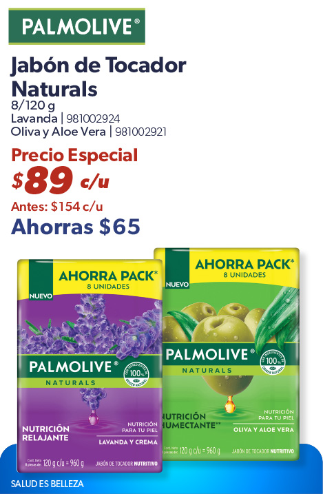 Jabon de tocador naturals